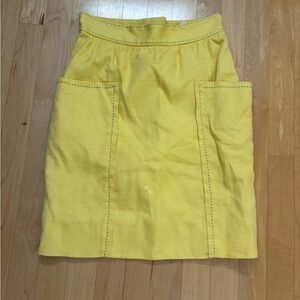 Cartonnier Yellow Skirt with Pockets